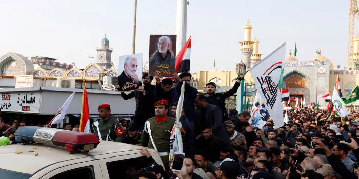 Marchas fúnebres en Bagdad para despedir a general iraní y los otros «mártires»