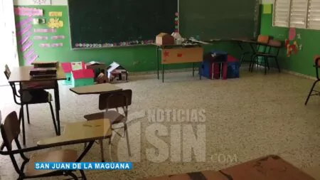Acondicionan escuelas para clases presenciales en municipios de San Juan