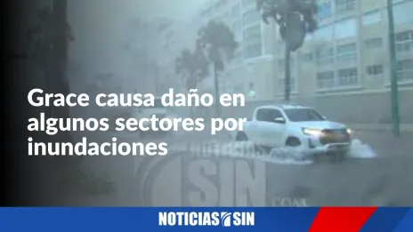 Grace causa daño en algunos sectores por inundaciones