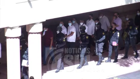 El batallón de acusados en el caso de narcotráfico “Falcón”