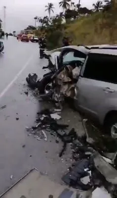 Choque múltiple en la carretera de Bávaro deja al menos cinco heridos