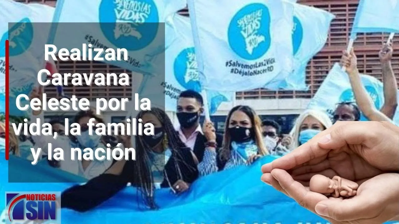 Realizan Caravana Celeste por la vida