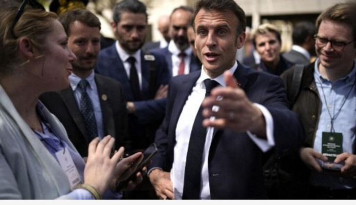 "Los huevos y las cacerolas sirven sólo para cocinar en mi casa", dice Macron ante las protestas