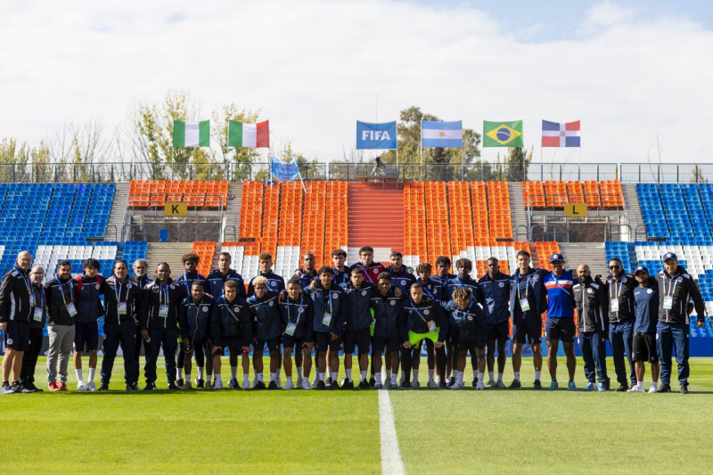 RD se queda sin escuchar su himno en su histórico debut en un Mundial