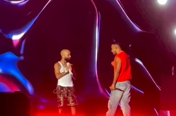 Arcángel llena el Quisqueya en su segundo show; la gran sorpresa Romeo Santos