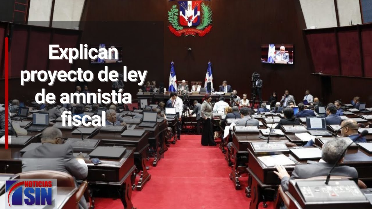 Explican proyecto de ley de amnistía fiscal