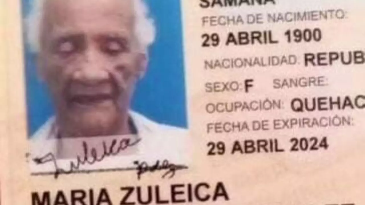 Fallece a los 123 años, señora considerada como la mujer más vieja de  República Dominicana