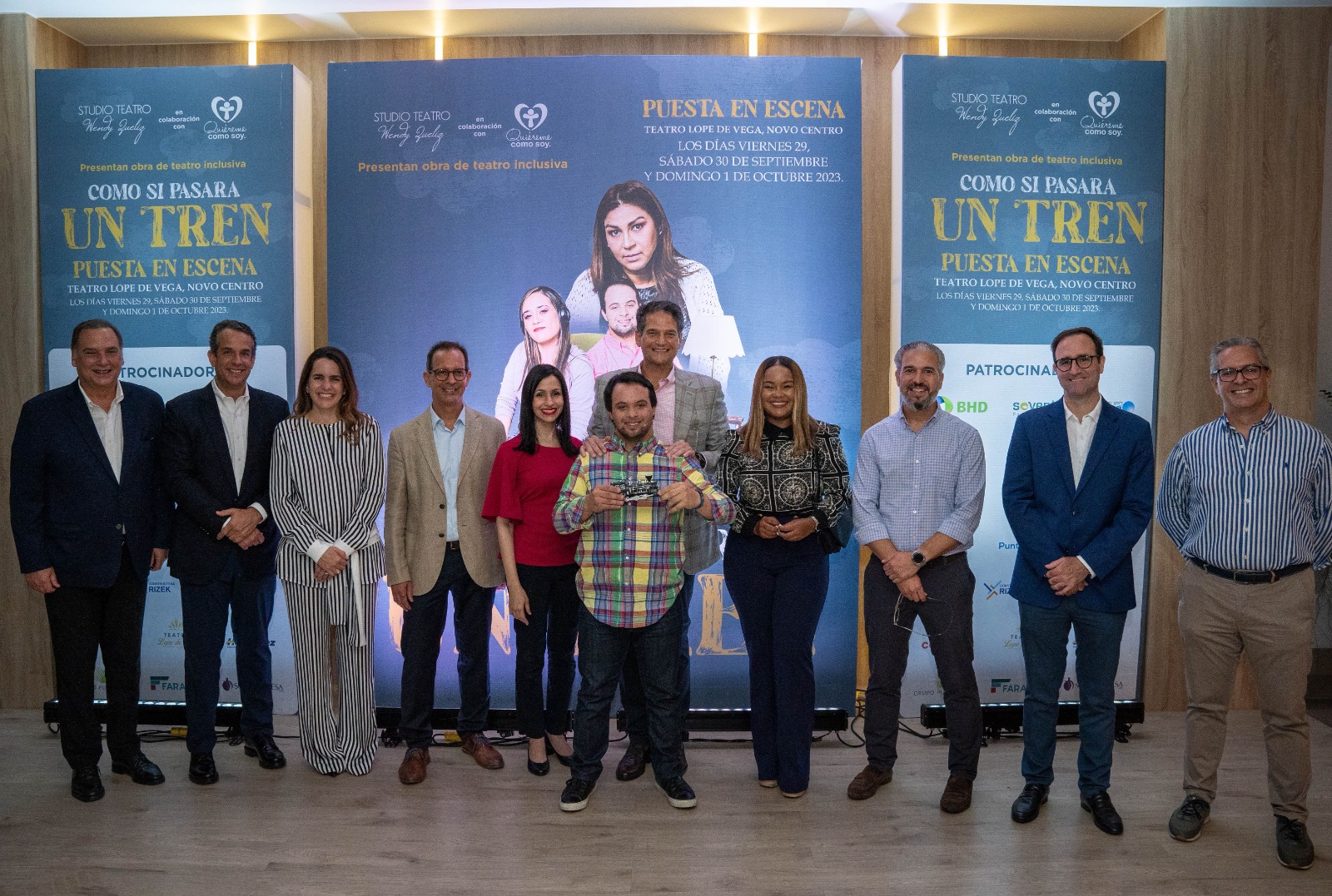 Obra inclusiva "Como si pasara un tren" se estrenará en RD