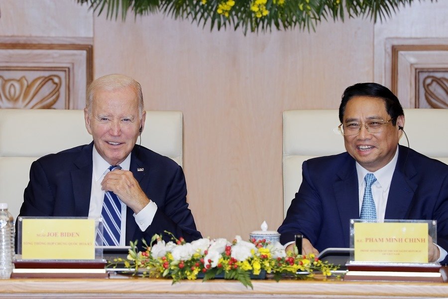 Biden cierra su visita a Vietnam que marca "nueva etapa" en relaciones bilaterales