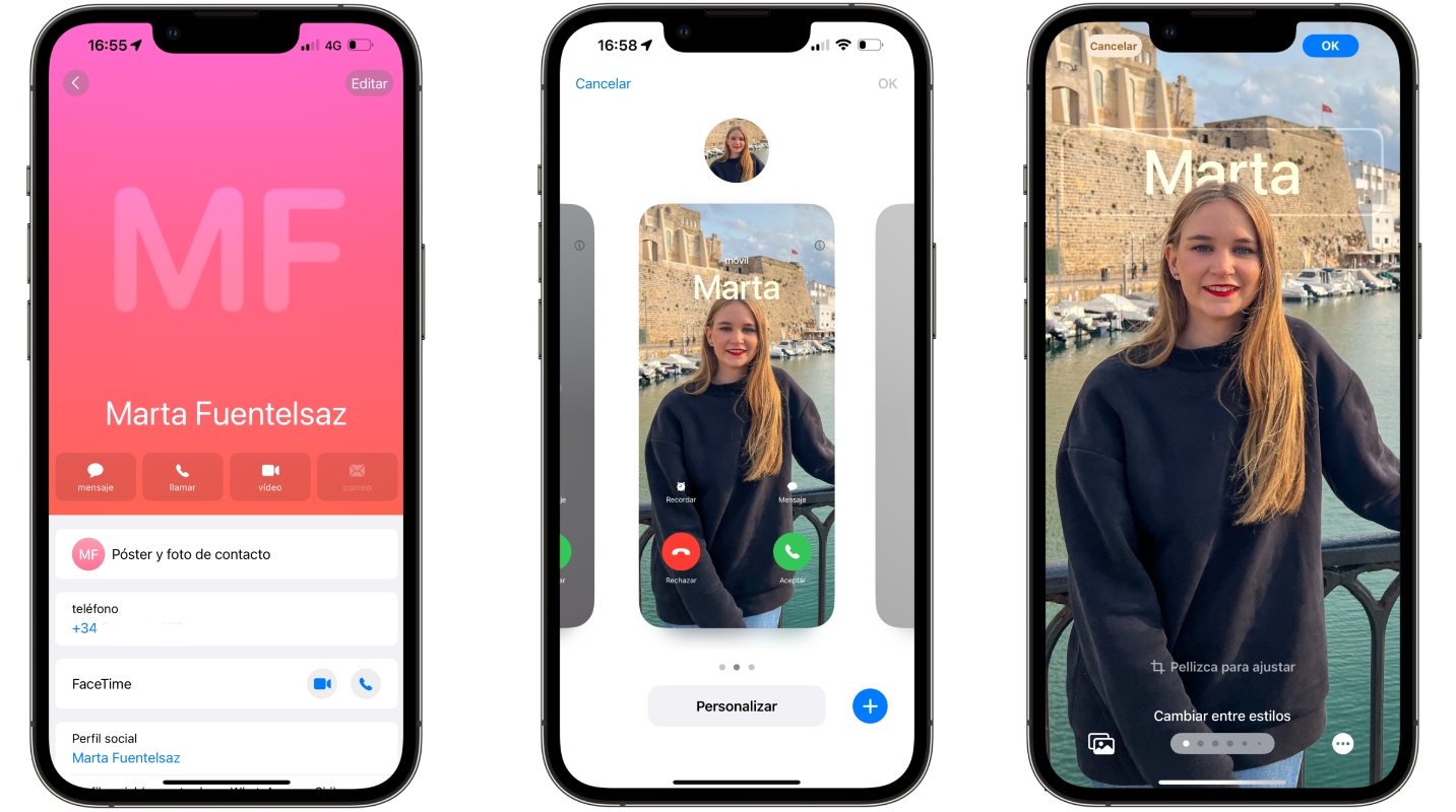 ¿Cómo crear posters de contacto con el iPhone?