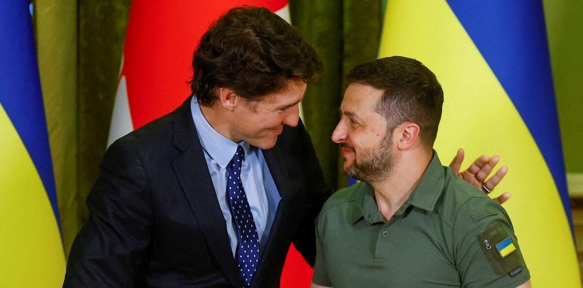 Canadá y Ucrania firman nuevo acuerdo de libre comercio durante la visita de Zelenski