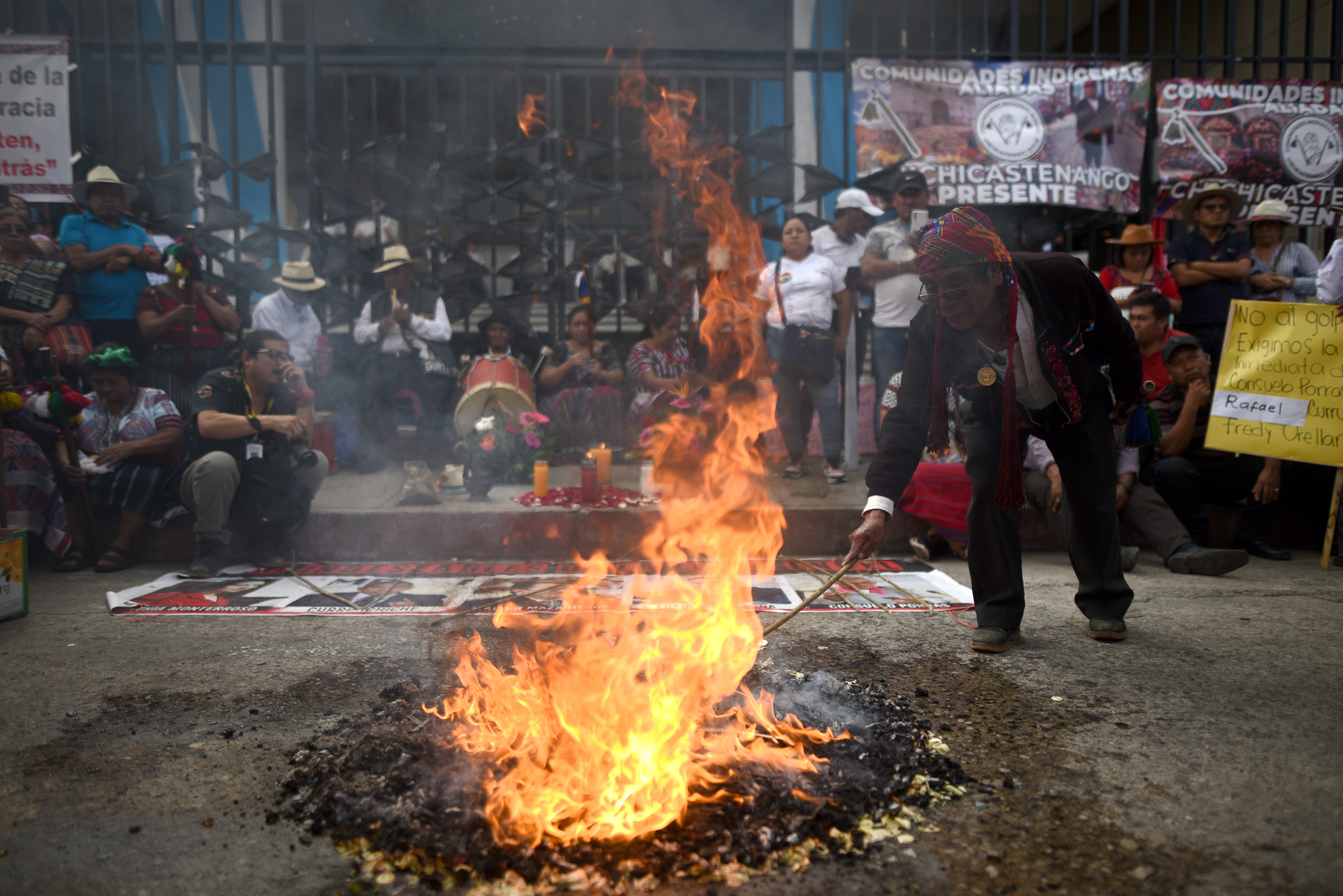 Manifestantes de Guatemala mantendrán protesta hasta que renuncie la fiscal general