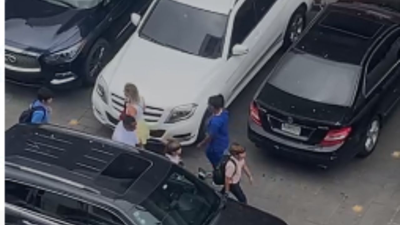 Peatones denuncia no pueden transitar por las aceras en Piantini