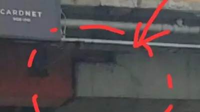 Denuncian grieta en elevado de avenida John F. Kennedy