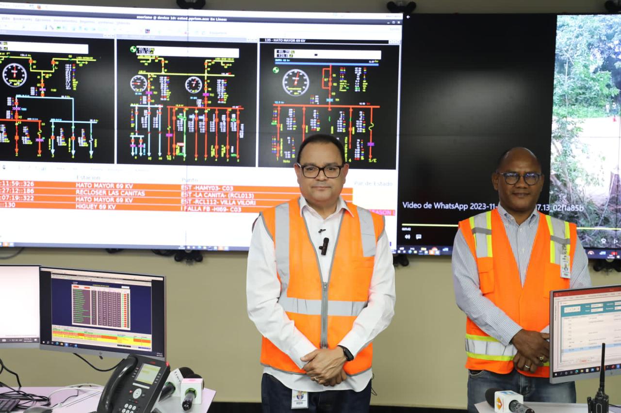 EdeEste restablece servicio eléctrico en 87 de 106 circuitos afectados por lluvias