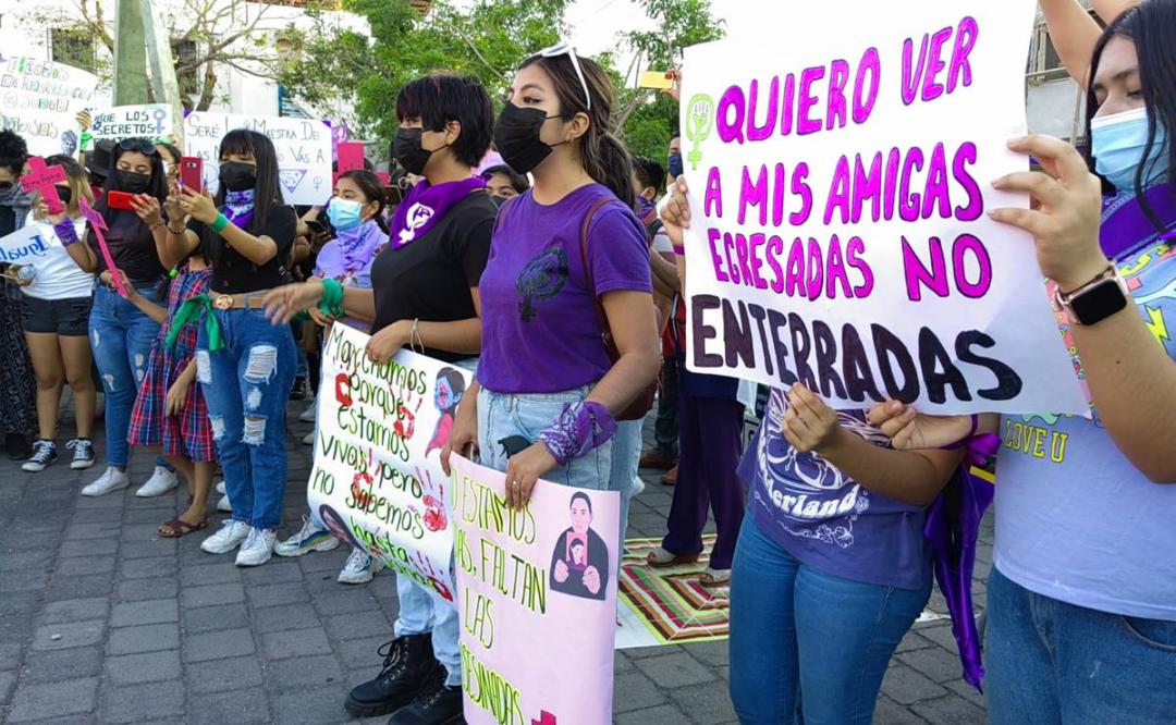 Protestan en el sur de México por el feminicidio de una indígena de 17 años embarazada
