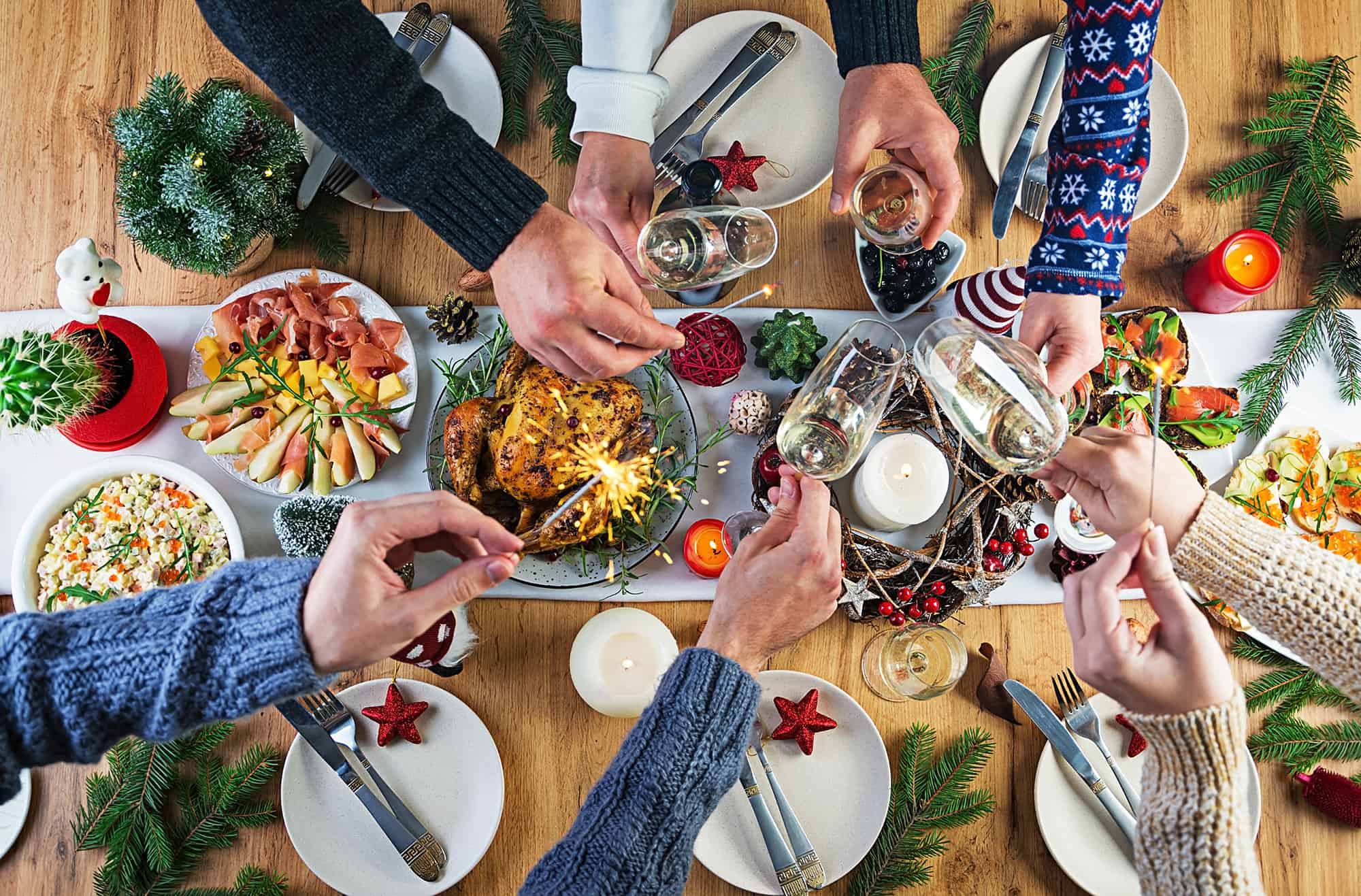 Mercados abarrotados por compras navideñas
