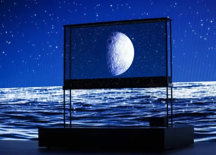 Presentan en CES 2024 la primera TV OLED transparente inalámbrica