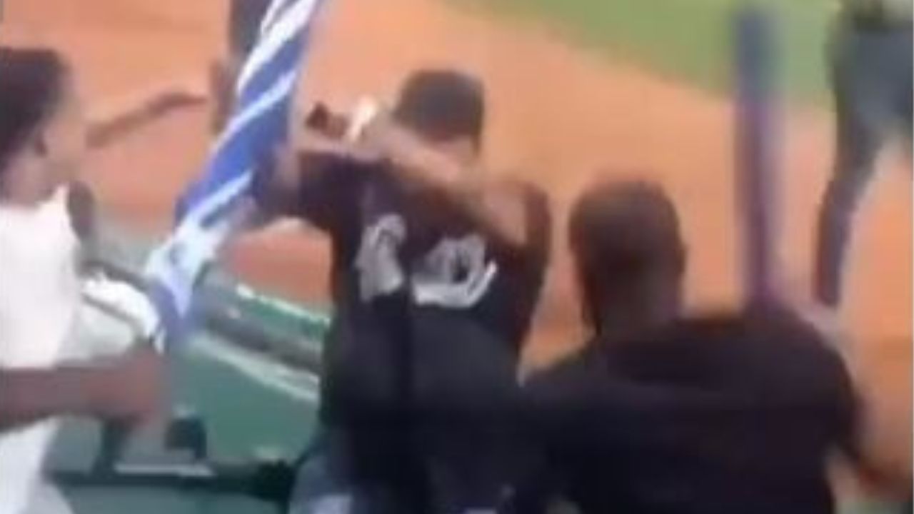 Se registra otra pelea entre fanáticos en el Estadio Quisqueya