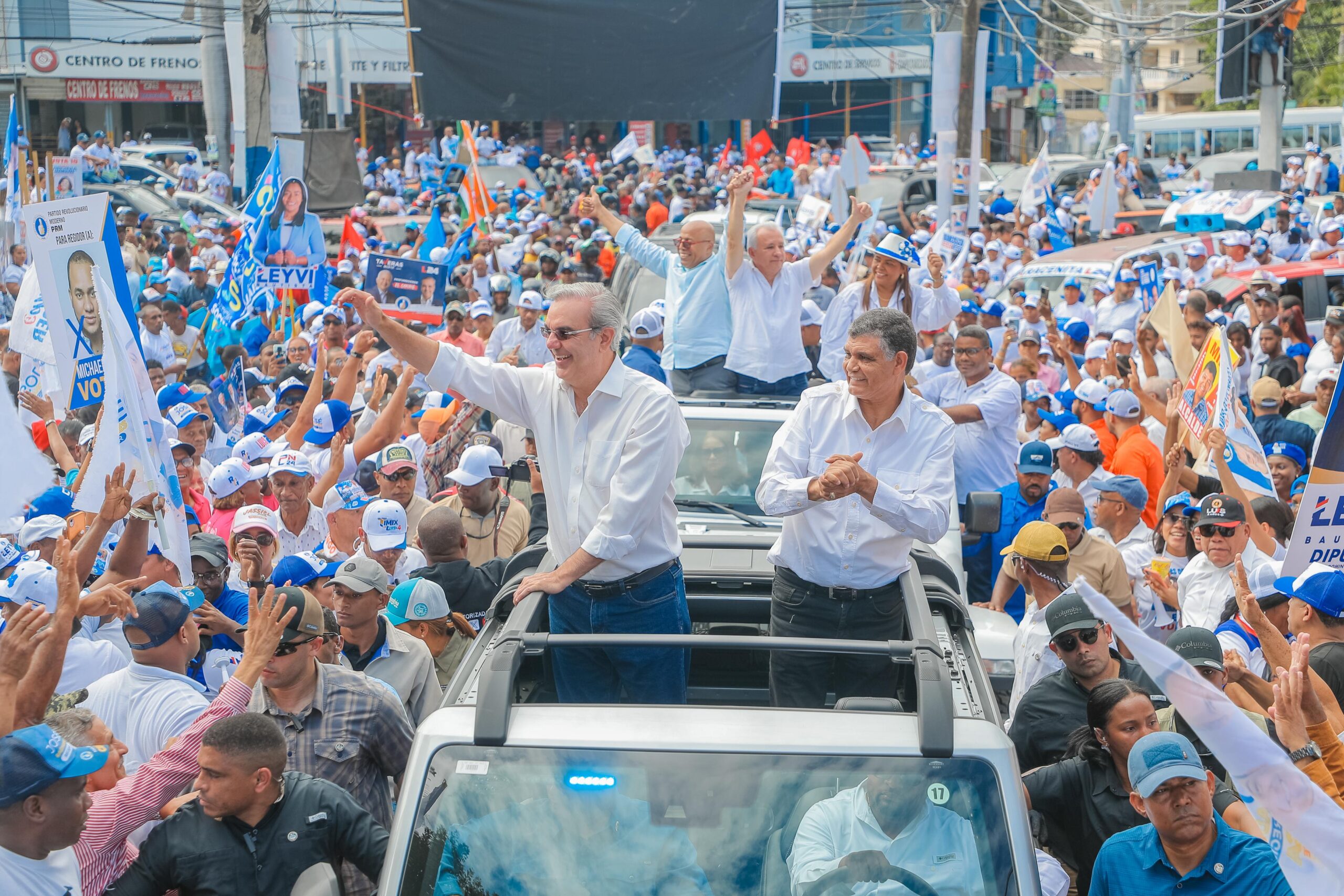 Abinader dice apoyo a candidatos del PRM es un tsunami popular