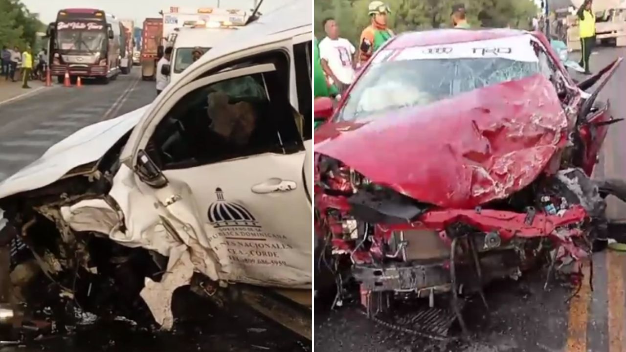 Identifican muertos en accidente en tramo carretero Baní - Azua