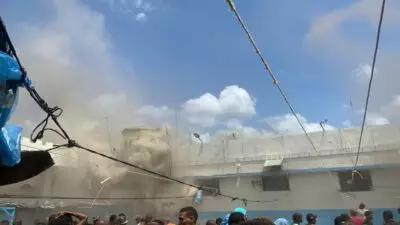 Reportan incendio en cárcel La Victoria