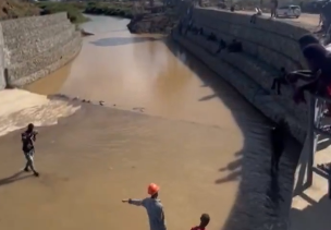 Autoridades evalúan terminación del canal de riego en Juana Méndez