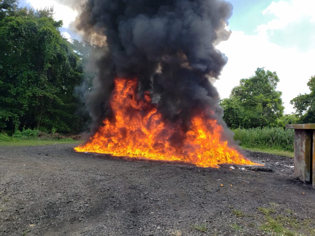 Incineran 355 kilogramos de drogas ocupadas en distintas localidades