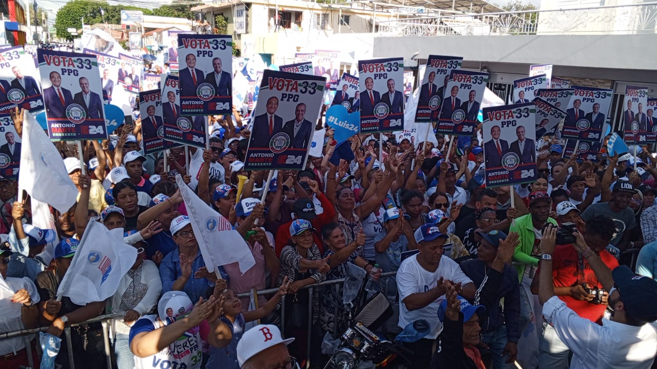 Senador Santiago Rodríguez lidera cierre de campaña en Sabaneta