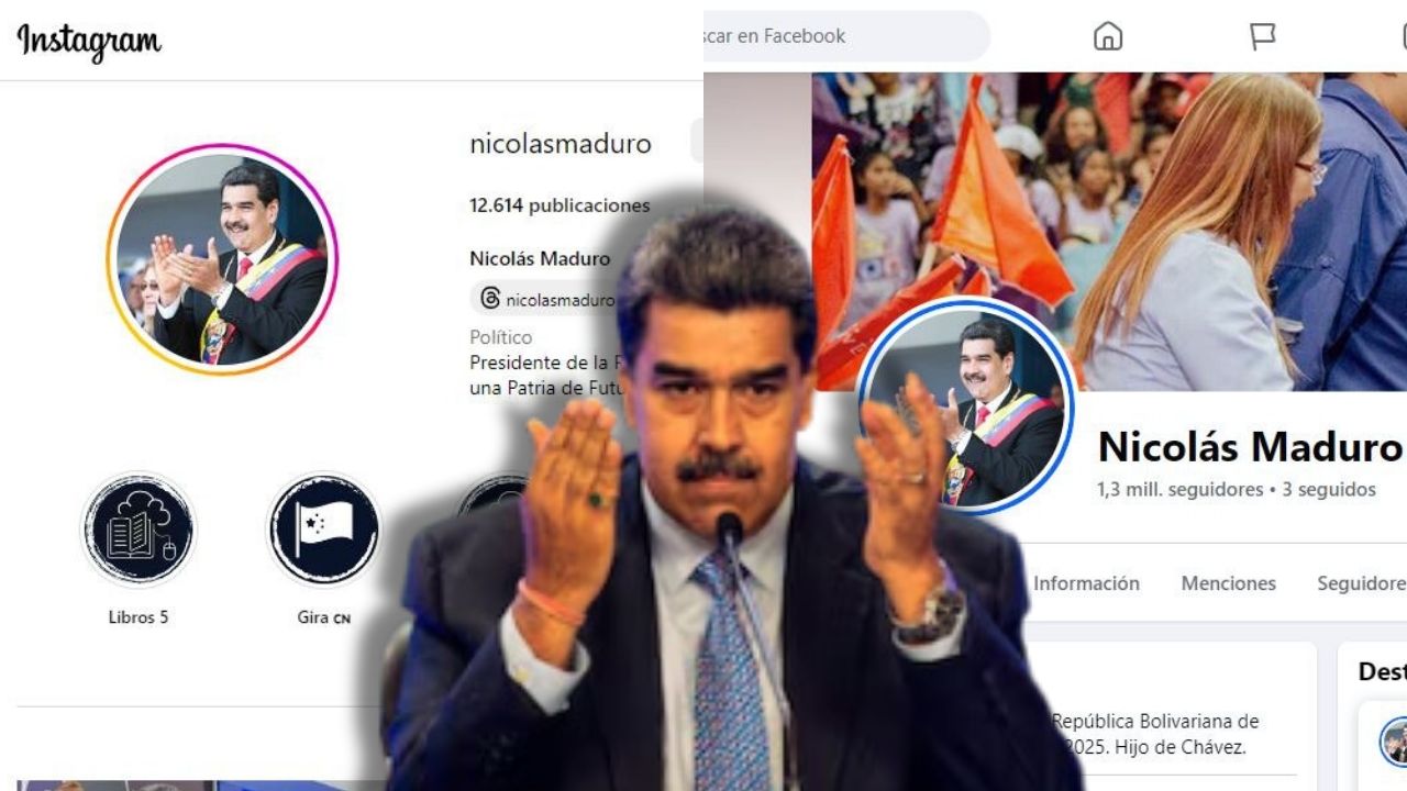 Meta quita verificación a cuentas de Instagram y Facebook de Nicolás Maduro