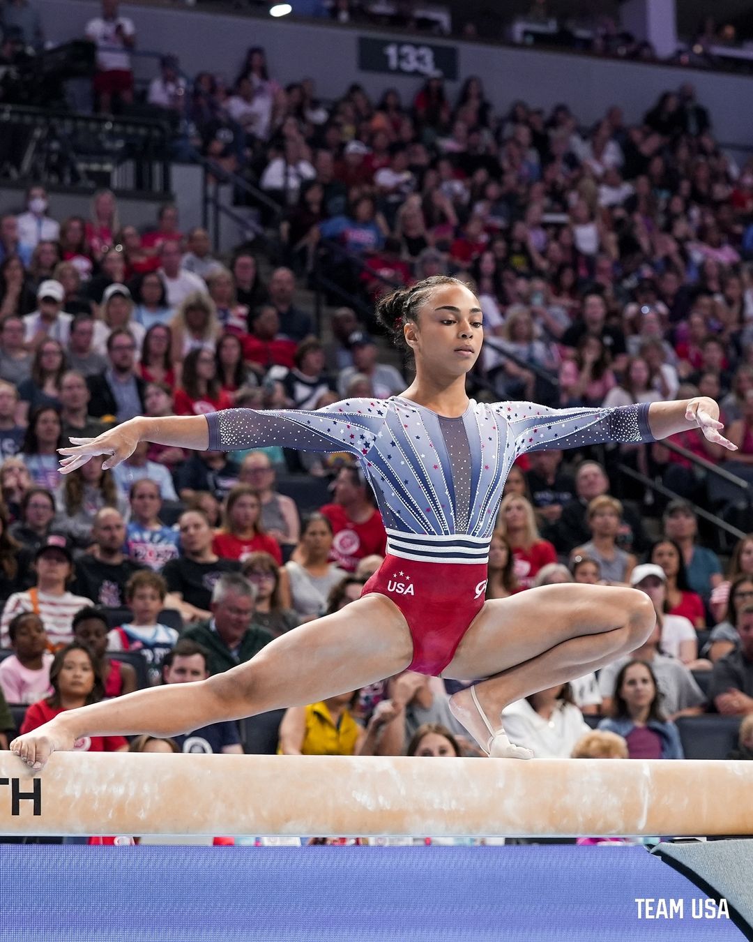 Cómo una dominicana de 16 años venció a Simone Biles y logró un puesto en equipo olímpico de EE.UU. 