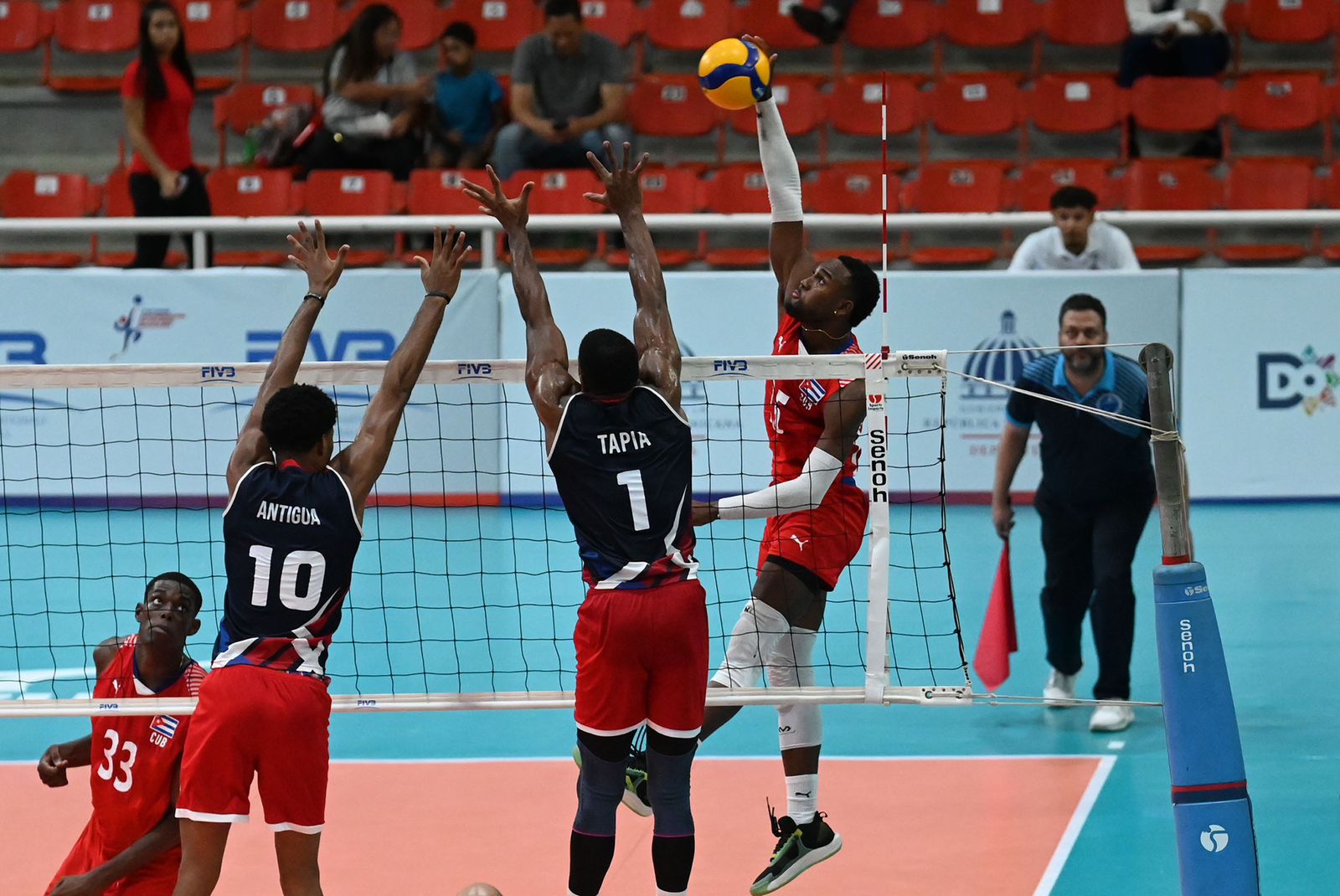 Cuba vence a RD y se clasifica a semifinal del Panamericano de Voleibol