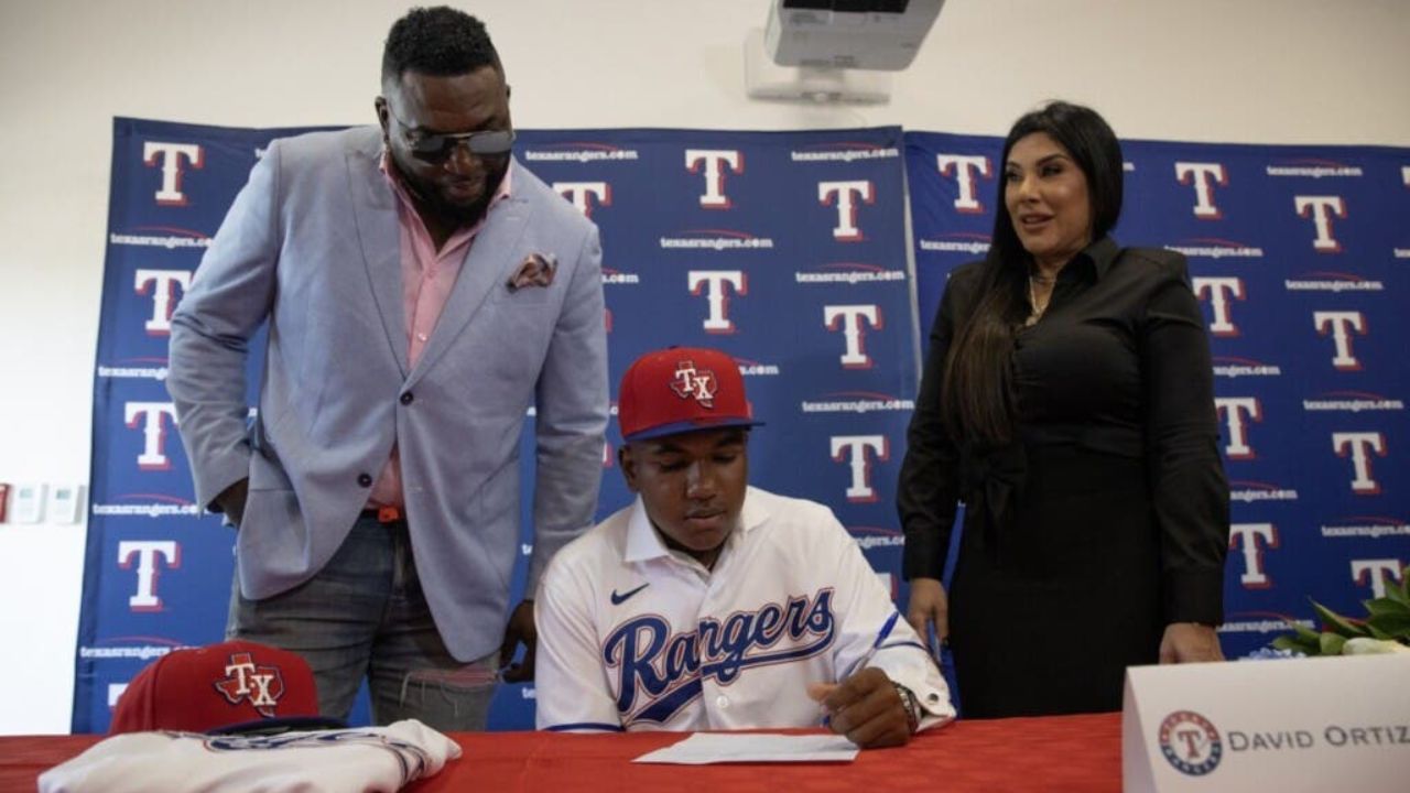 David Ortiz Jr. sigue los pasos del inmortal 'Big Papi' y firma por los Rangers de Texas