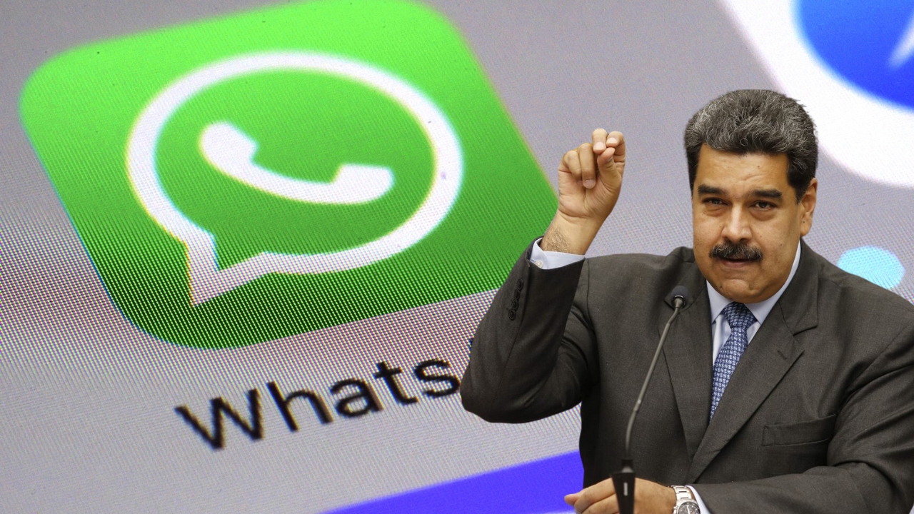 Maduro acusa a WhatsApp de entregar a líderes opositores "la base de datos" de Venezuela