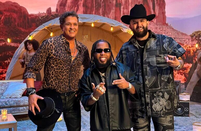 Carlos Vives, Carín León y Chimbala se unen en el sencillo 'La Chancleta'