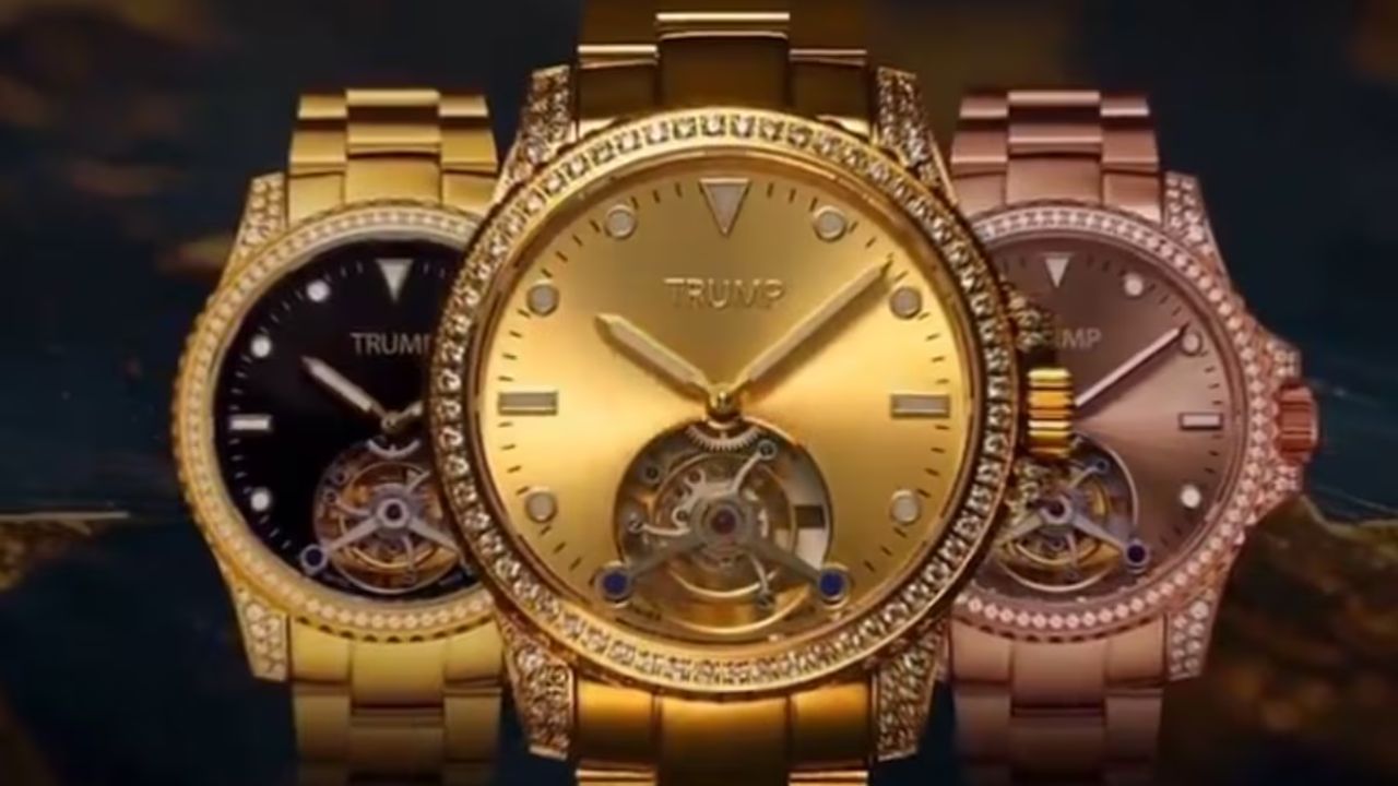 Donald Trump lanza línea de relojes de lujo con precios de hasta 100,000 dólares