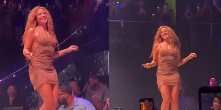 Shakira abandona el escenario luego de que fanáticos filmaran debajo de su vestido