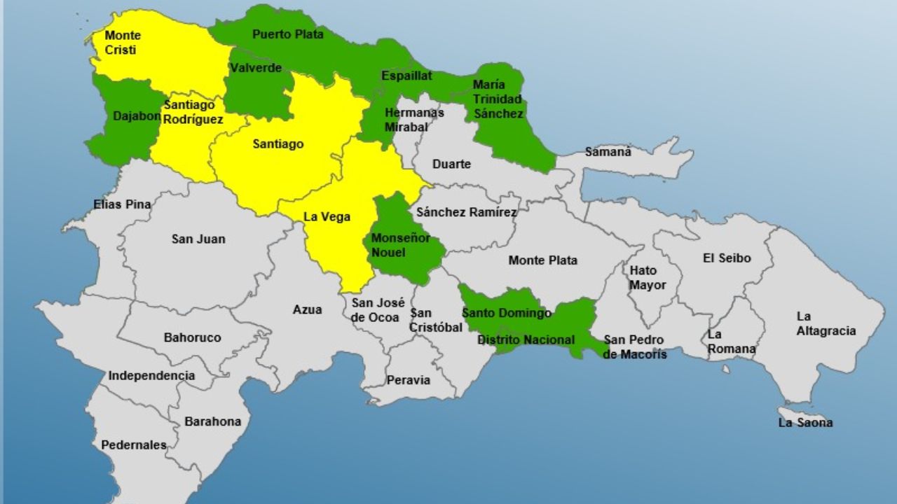 COE aumenta a 12 las provincias en alerta