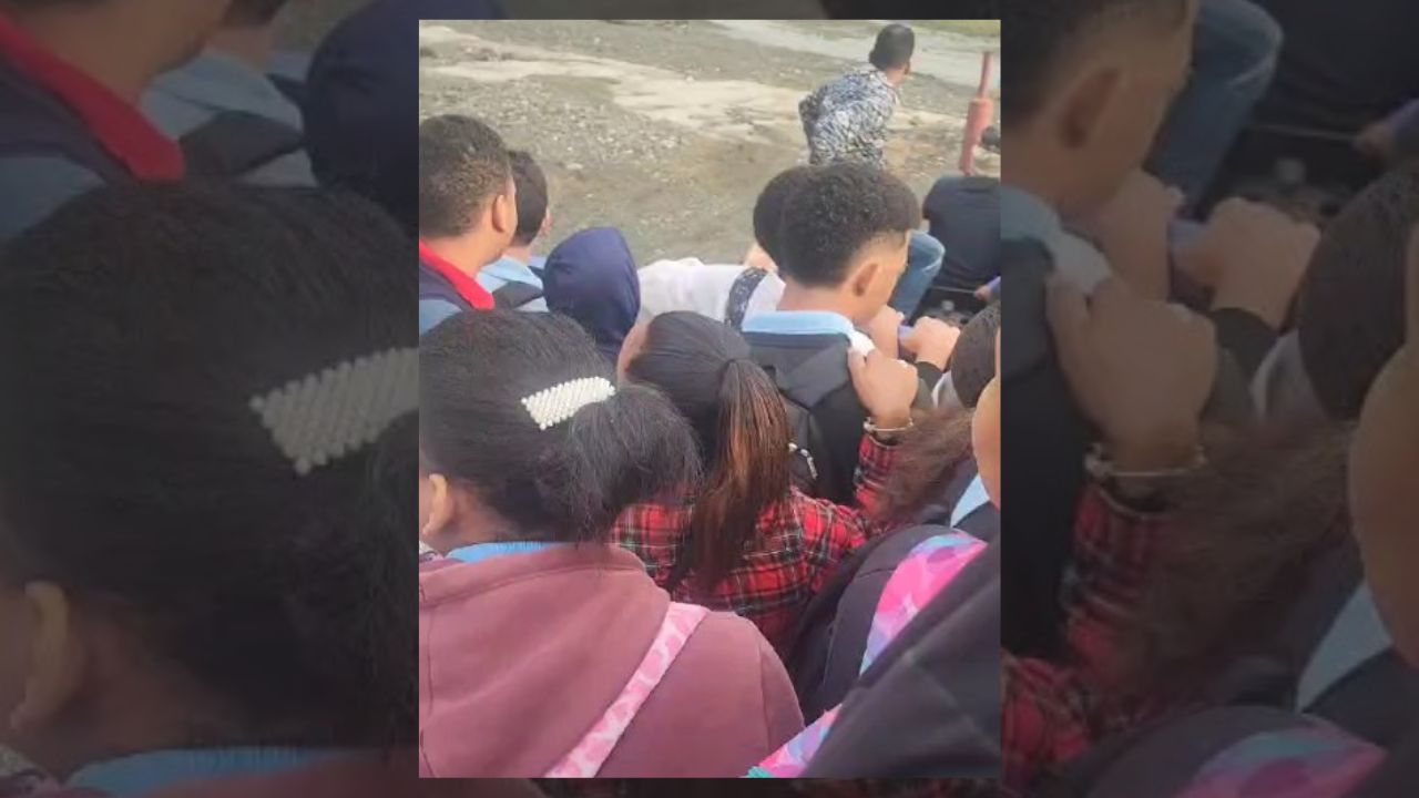 Estudiantes arriesgan su vida para recibir clases en Rancho Arriba de San José de Ocoa