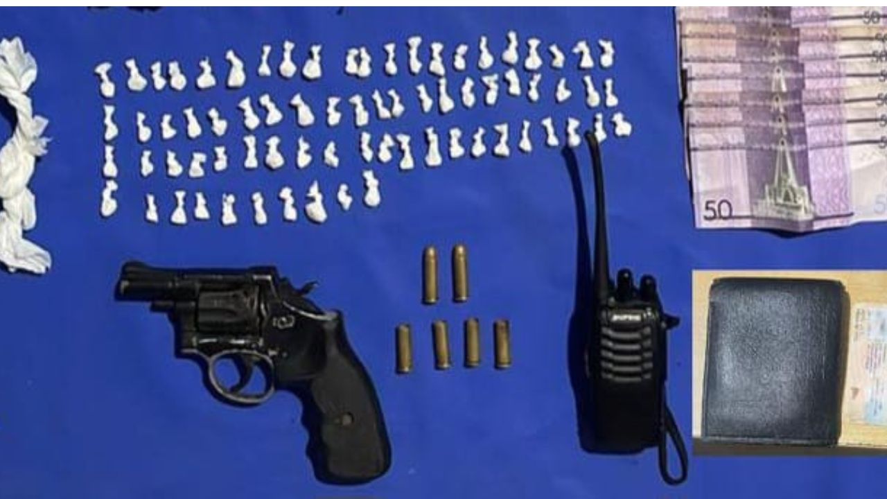 La Vega: Detienen hombre atacó agentes; les ocupan drogas y revólver