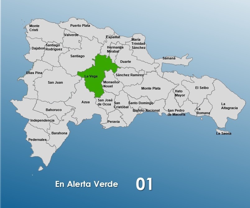 COE deja a La Vega en alerta verde por vaguada