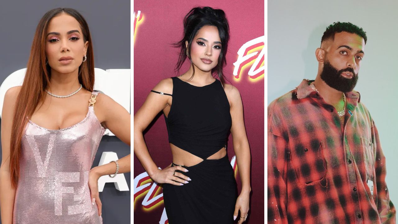 Anitta, Becky G y Eladio Carrión en los Latin Grammy
