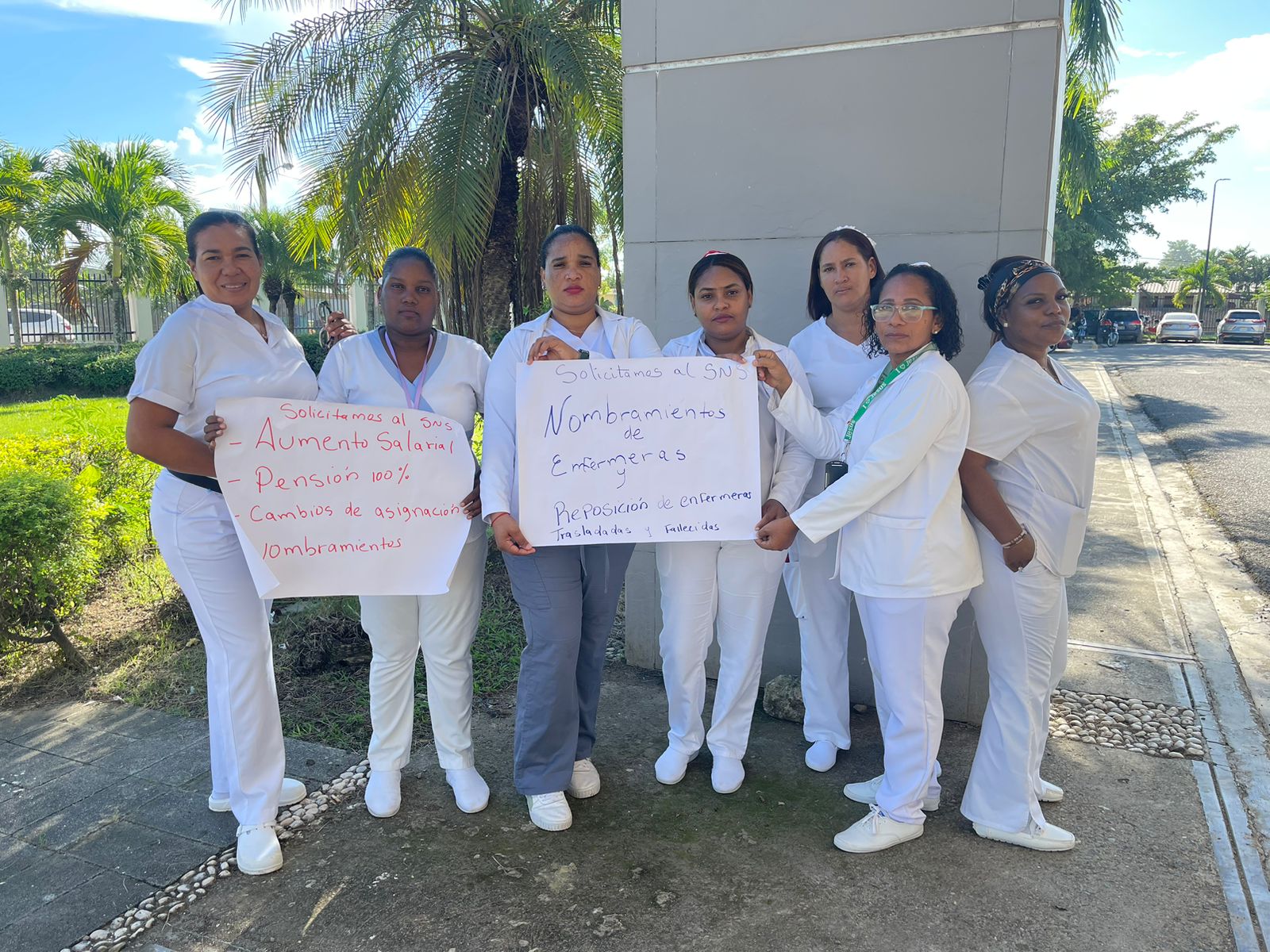 Demandan nombramientos de más enfermeras y otras reivindicaciones en Monte Plata