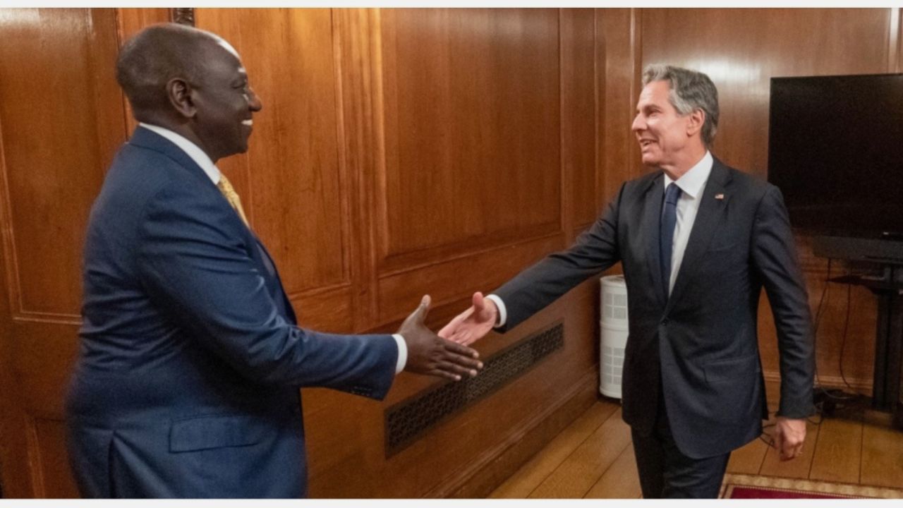Ruto y Blinken analizan la transición de la misión de Haití a operación de paz de la ONU