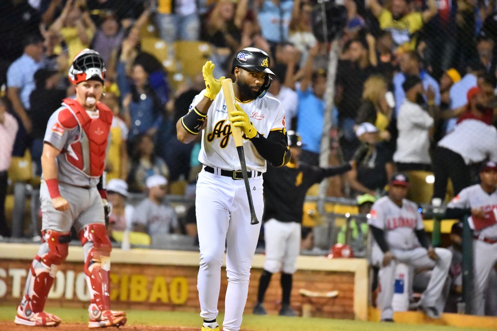 Águilas derrotan a Leones con grand slam de Aderlin Rodríguez