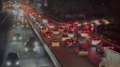 Quejas por largos taponamientos este lunes en el Gran Santo Domingo