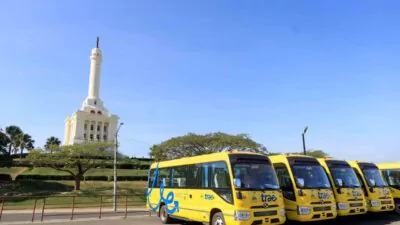 TRAE: Autobuses eléctricos ofrecen el servicio de manera regular en la mayor parte de Santiago