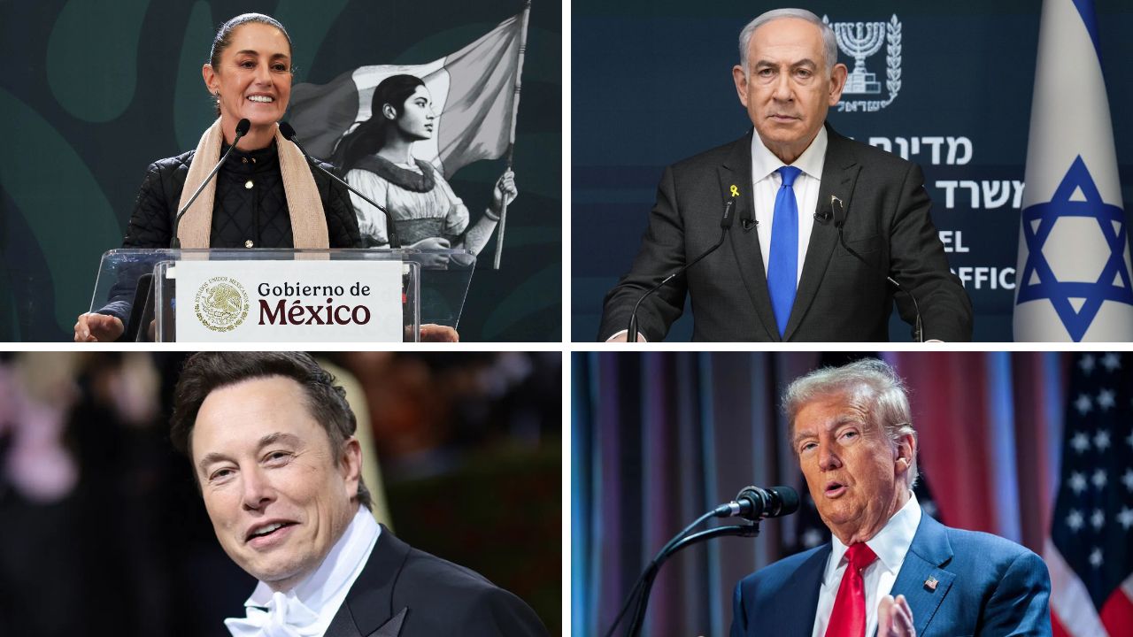 Sheinbaum, Netanyahu, Musk y Trump, entre los candidatos a "persona del año" de Time 2024