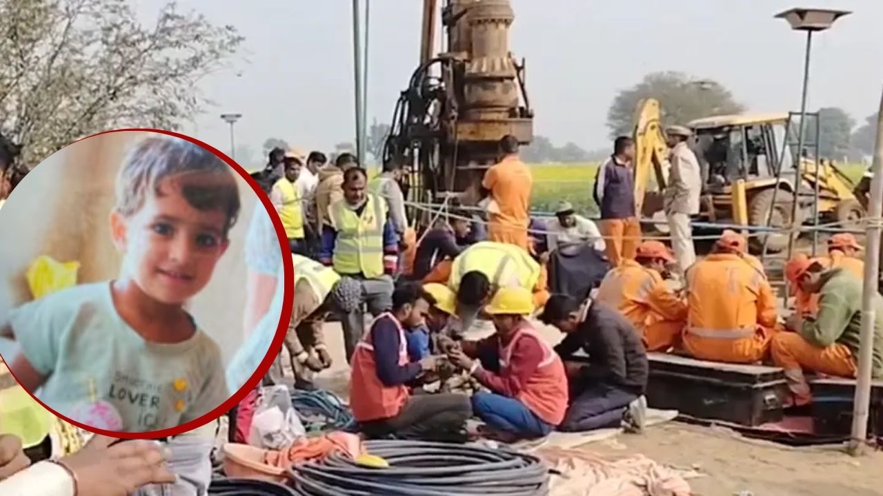 India: rescatistas llevan más de 70 horas intentando salvar una niña que cayó en un pozo