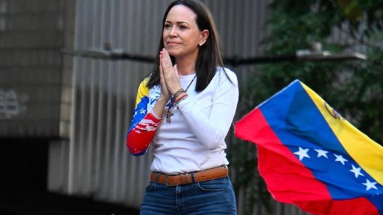 María Corina Machado confirma detención; dice estar libre y en un lugar seguro